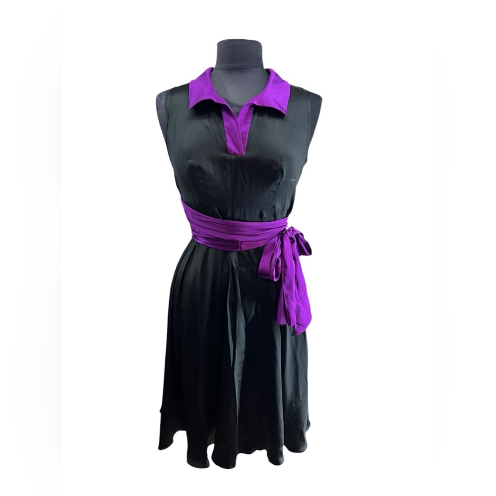 Betsey Johnson Purple and Black Dress